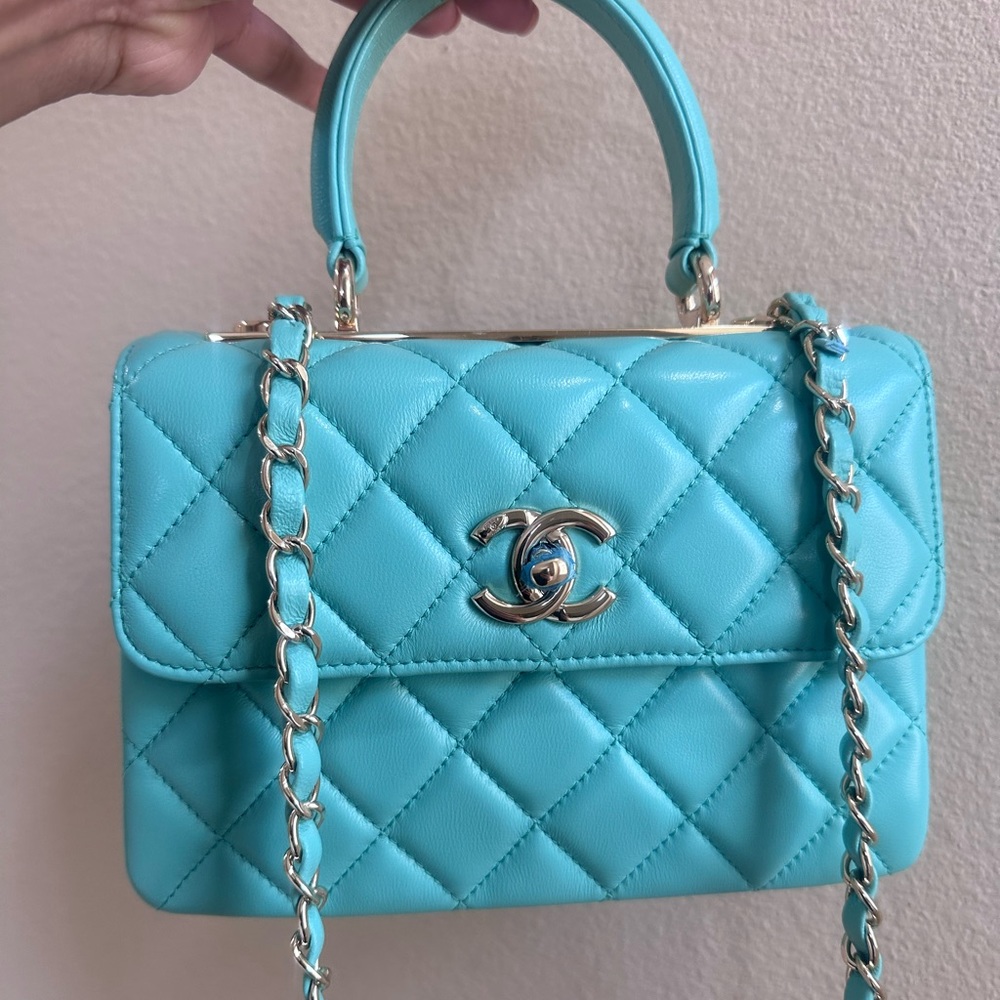 Chanel Mini Trendy Mint Green